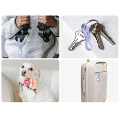 Husa Airtag Loop Casey Studios - Purple Purple