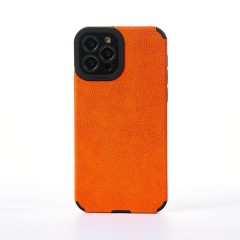 Husa iPhone 12 Pro Casey Studios Grained Leather - Verde