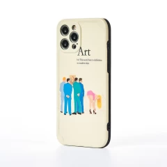 Husa iPhone 12 Pro Max Casey Studios Gossip - Alb Alb