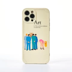 Husa iPhone 12 Pro Max Casey Studios Gossip - Alb Alb