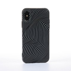 Husa iPhone X/XS Casey Studios Glazed - Gri