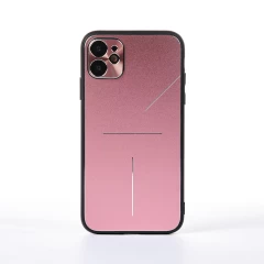 Husa iPhone 11 Casey Studios Metalines - Silver Roz 