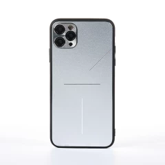 Husa iPhone 11 Pro Max Casey Studios Metalines - Roz Silver 