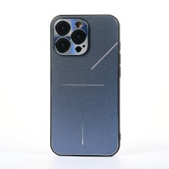 Husa iPhone 13 Pro Casey Studios Metalines - Albastru
