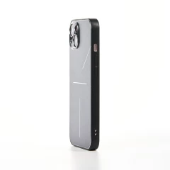 Husa iPhone 13 Casey Studios Metalines - Negru Negru