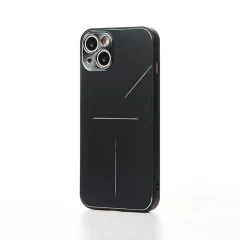 Husa iPhone 13 Casey Studios Metalines - Negru Negru