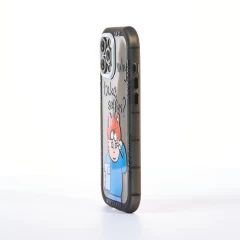 Husa iPhone 12 Pro Max Casey Studios Why? - Negru Negru