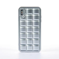 Husa iPhone XS Max Casey Studios Squared Up - Silver Silver