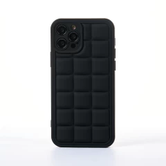 Husa iPhone 12 Pro Casey Studios Squared Up - Roz Negru 