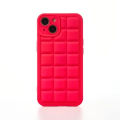 Husa iPhone 13 Casey Studios Squared Up - Negru Roz 