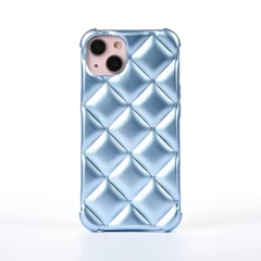 Husa iPhone 13 Casey Studios Do It Diamonds - Roz Albastru 