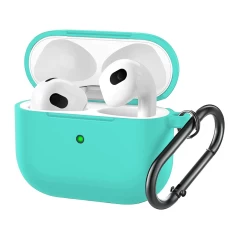 Husa Airpods 3 Casey Studios Silicone Mint Green