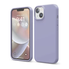 Husa iPhone 14 Casey Studios Premium Soft Silicone Light Lilac 