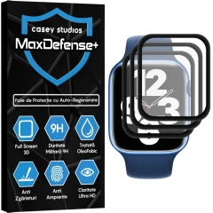 Folie Regenerabila 49 MM - 1/2/3/4/5/6/7/8/SE/Ultra, de Protectie, Casey Studios MaxDefense+ - Negru Negru