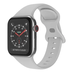 Curea Apple Watch 1/2/3/4/5/6/7/8/SE/Ultra - 42/44/45/49 MM Silicone Sport Loop Casey Studios, din Silicon Casey Studios - Wine Red Gray 